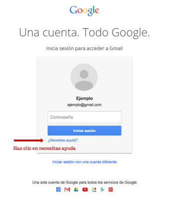 cambiar contraseña gmail