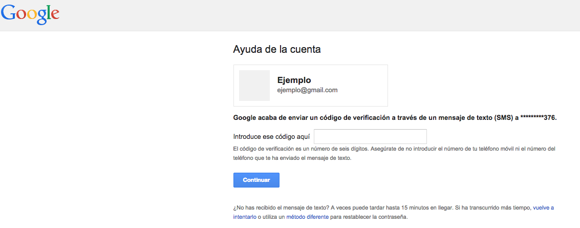 verificación cuenta gmail